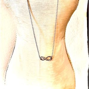 Infinity necklace 925 sterling silver